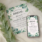 Modern Elegant Greenery Vrijgezellenfeest Kaart