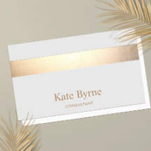 Modern Elegant Grey Gold Stripe