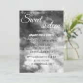 Modern, Elegant Grey Marble Save The Date (Staand voorkant)