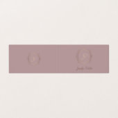 Modern Elegant Handgeschreven Script Sjabloon Luxe Visitekaartje (Buitenkant ongevouwen)