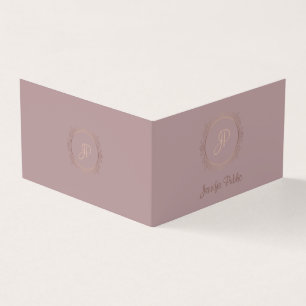 Modern Elegant Handgeschreven Script Sjabloon Luxe Visitekaartje