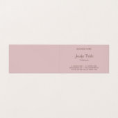 Modern Elegant Handgeschreven Script Sjabloon Luxe Visitekaartje (Binnenkant ongevouwen)