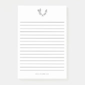  Modern Elegant Handgetekend Boeket gevoerd Post-it® Notes (Voorkant)