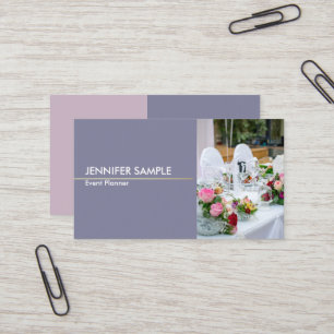 Modern Elegant Harmonic Colours Event Visitekaartje