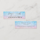 Modern Elegant Hearts Bokeh Klantenkaartje (Voorkant / Achterkant)