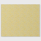 Modern Elegant Helder Geel Terrazzo Effect Tegel Cadeaupapier (Vlak)