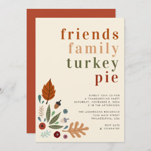 Modern Elegant Herfst najaar Thanksgiving Kaart