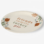 Modern Elegant Herfst najaar Thanksgiving Papieren Bordje (Gekanteld)