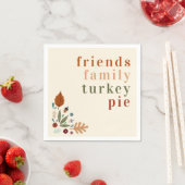 Modern Elegant Herfst najaar Thanksgiving Servet (Insitu)