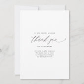 Modern Elegant Herhuwelijkshuwelijk Vow Renewal An Aankondiging (Achterkant)