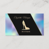 Modern elegant holografisch op hoog niveau visitekaartje (Voorkant)