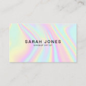 Modern elegant holografisch Visitekaartje (Voorkant)