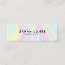 Modern elegant holografisch Visitekaartje