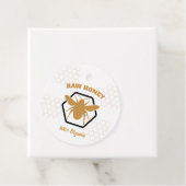 Modern Elegant  Honey Jar Hang Label - Logo (In situ)