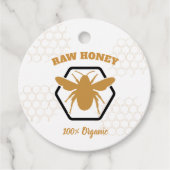 Modern Elegant  Honey Jar Hang Label - Logo (Voorkant)
