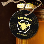 Modern Elegant  Honey Jar Hang Label - Logo