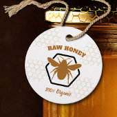 Modern Elegant  Honey Jar Hang Label - Logo