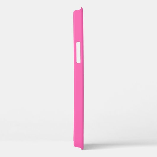 Modern Elegant Hot Pink en Roos Custom Name Case-Mate iPhone Case (Achterkant / Rechts)
