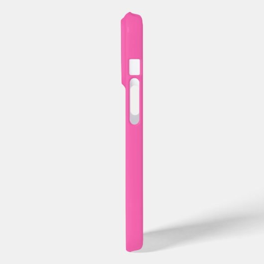 Modern Elegant Hot Pink en Roos Custom Name Case-Mate iPhone Case (Achterkant / Links)