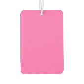 Modern Elegant Hot Pink en Roos Custom Name Luchtverfrisser (Achterkant)