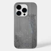 Modern elegant hout gepersonaliseerd - houten Case-Mate iPhone case (Achterkant)