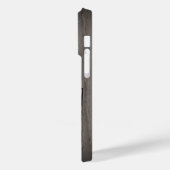 Modern elegant hout gepersonaliseerd - houten Case-Mate iPhone case (Achterkant / Links)