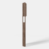 Modern elegant hout gepersonaliseerd - houten Case-Mate iPhone case (Achterkant / Rechts)