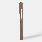 Modern elegant hout gepersonaliseerd - houten Case-Mate iPhone case (Achterkant / Links)
