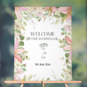 Modern Elegant Huwelijk Welkom Acryl Teken Acryl Bord (Neutraal)