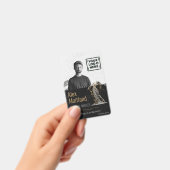 Modern Elegant ID Kaart Logo Quote Badge (Handheld)