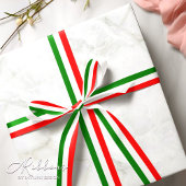 Modern Elegant Italiaans Vlag Lint