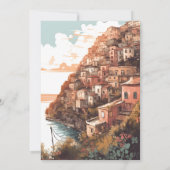 Modern Elegant Italië Bestemming Vrijgezellenfeest Kaart (Achterkant)