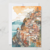 Modern Elegant Italië Bestemming Vrijgezellenfeest Kaart (Achterkant)