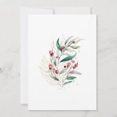 Modern Elegant Jingle & Mingle Kerstfeest Kaart (Achterkant)