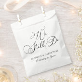 Modern Elegant Jubileum Vow Renewal Bedankzakje (Geknipt)