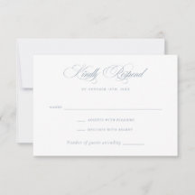 Modern Elegant Kalligrafie Script Bruiloft RSVP