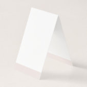 Modern Elegant Kalligrafie Script Eenvoudig Visitekaartje (Achterkant)