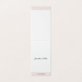 Modern Elegant Kalligrafie Script Eenvoudig Visitekaartje (Buitenkant ongevouwen)