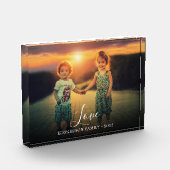 Modern elegant keepomwille Love script familie Fotoblokken (Links)