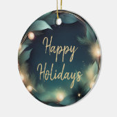 Modern Elegant Kerst Logo Ornament (Links)