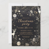 Modern Elegant Kerstfeest Feestelijke Vakantie Kaart (Voorkant)