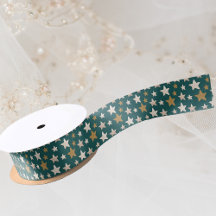 Modern Elegant Kerstster Patroon Groen