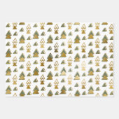 Modern Elegant | Kerstvakantie doedels Inpakpapier Vel (Voorkant 2)