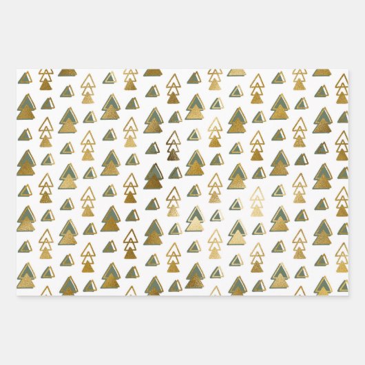 Modern Elegant | Kerstvakantie doedels Inpakpapier Vel (Voorkant 2)