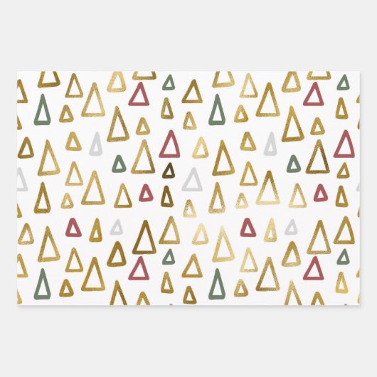 Modern Elegant | Kerstvakantie doedels Inpakpapier Vel (Voorkant)