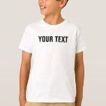 Modern Elegant Kinder Jongens Best Cool Groot Lett T-shirt<br><div class="desc">Custom Elegant Modern Zwart & Wit Eenvoudige Sjabloon Voeg Jouw tekst Afbeelding Afbeelding Foto Hier Kinder Jongens Korte Mouw Groot / Groot lettertype Basic T-shirt.</div>