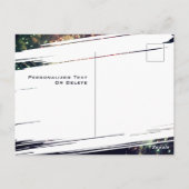 Modern Elegant Kleurrijk Gelukkig Verjaardagsvuurw Briefkaart (Achterkant)