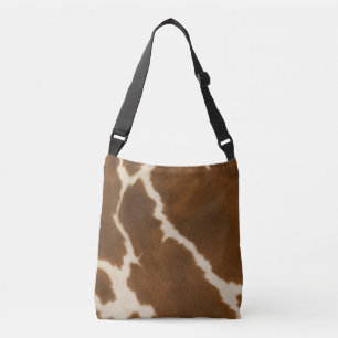 Modern Elegant Koe Faux Leather Collectie Crossbody Tas