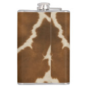 Modern Elegant Koe Faux Leather Collectie Heupfles (Achterkant)