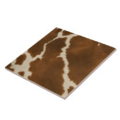 Modern Elegant Koe Faux Leather Collectie Tegeltje (Zijkant)